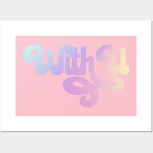 NiziU WithU typography Posters and Art